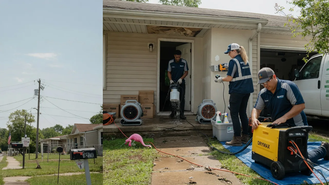 Storm Damage Water Removal in Harrisonville, PA near me